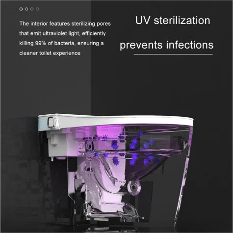 Innovative Solutions: Tankless Watermark Control Toilet with Remote and Intelligent Features