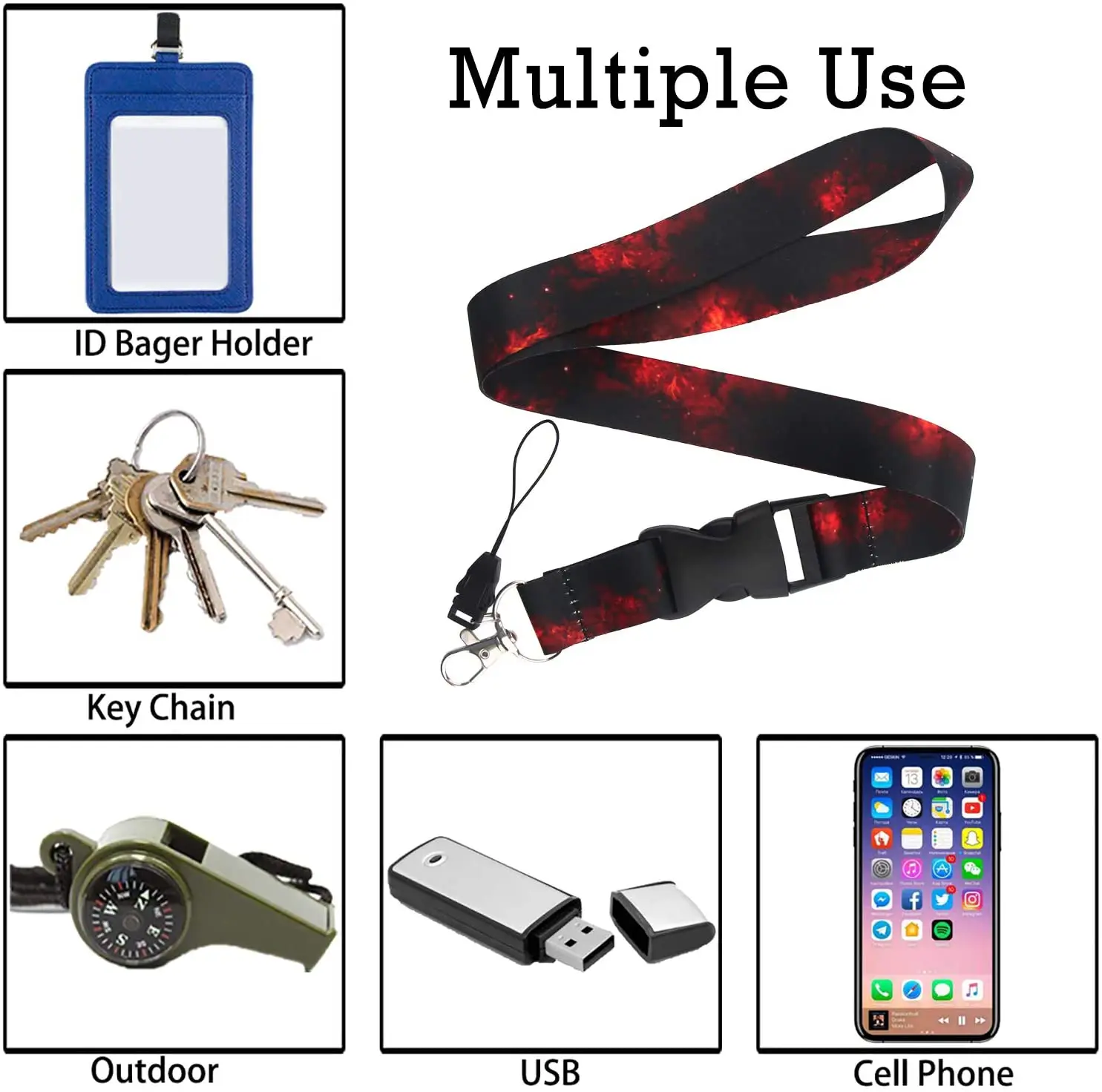 High Quality Custom Printing Logo Polyester Niky Lanyards For Sale