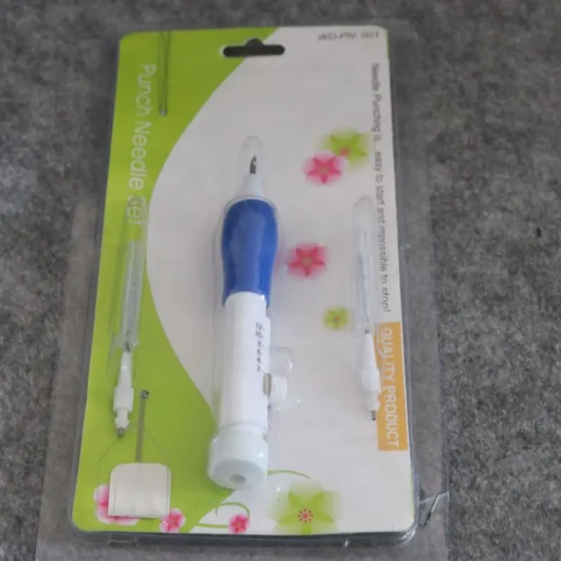 DIY Crafts Pen Magic Embroidery Pen Set Interchangeable Sewing Accessories Tool Punch Needle