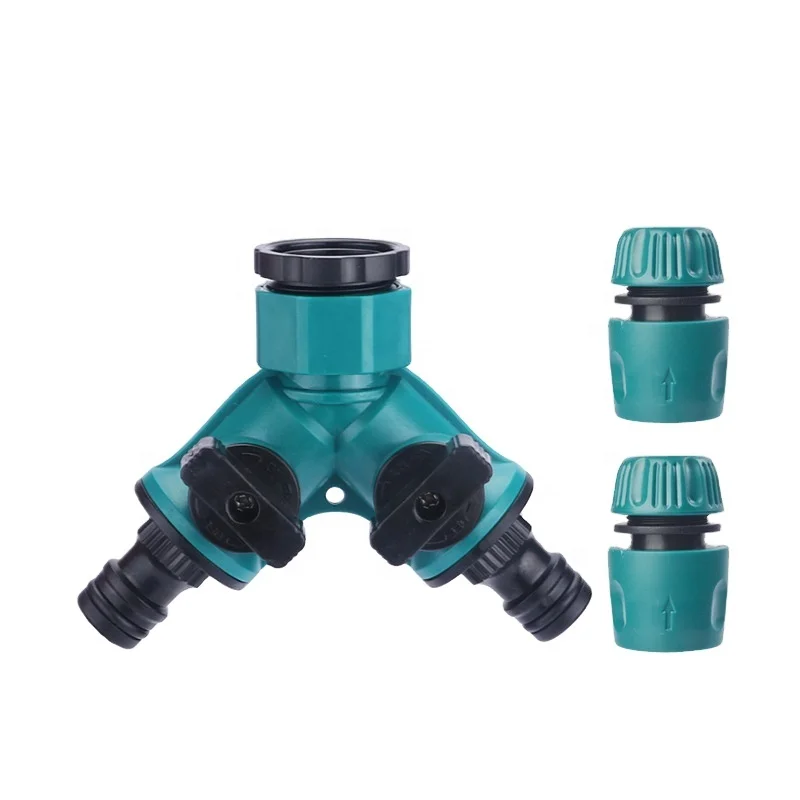 Irrigation Valve Agriculture Triangle Valve Distributor Outlets Faucet Washing Machine 3 Way Valve Garden Hose Diverter