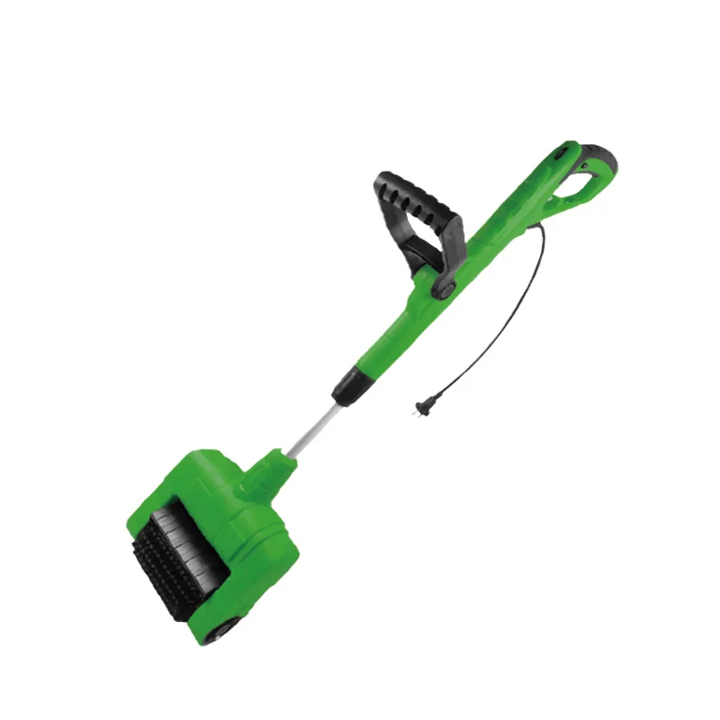 Hantechn 2000w Electric Lawn Brush and Cleaning Scrubbing Machine Artificial Turf Grass Sweeper With Adjustable Auxiliary Handle