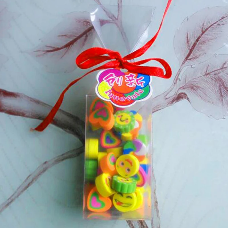 2D Colorful Extrude Rubber Animal Eraser Pencil TPR Eraser