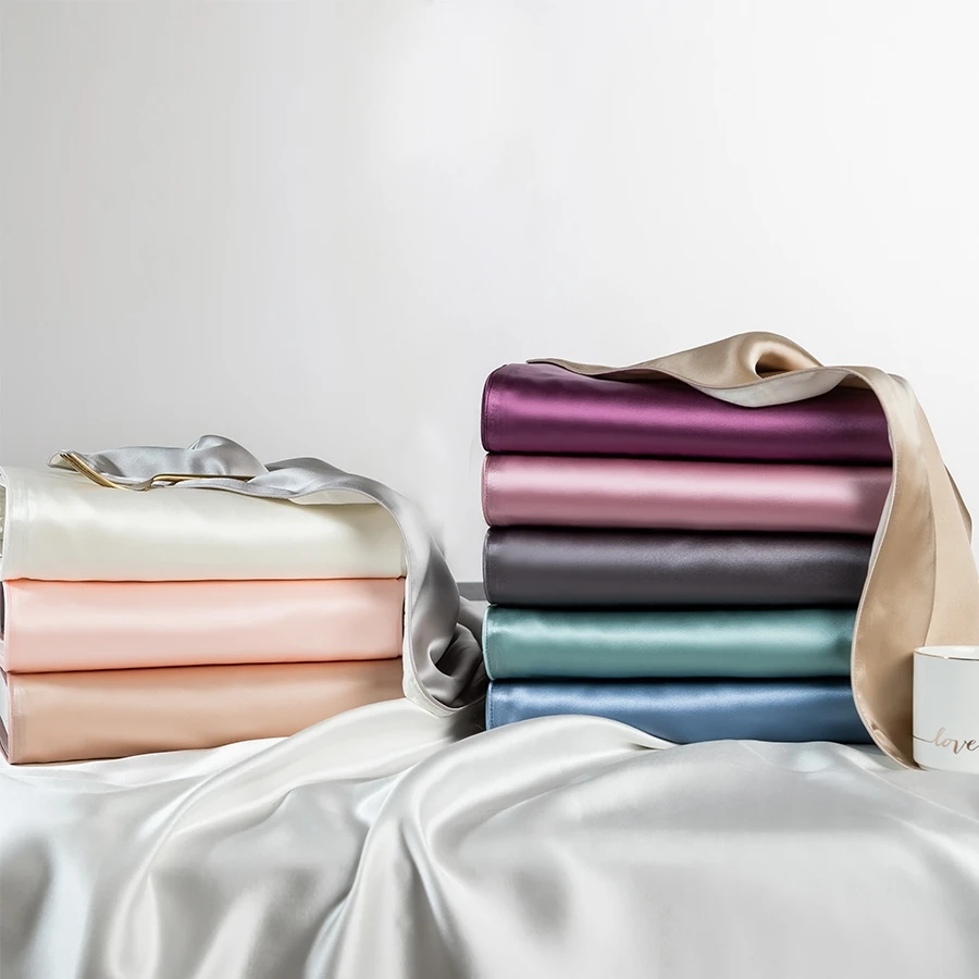 
Custom Wholesale Soft 16/19/22/25MM Satin Natural Silk Charmeuse Fabric 100% Pure Mulberrry Silk Fabric 