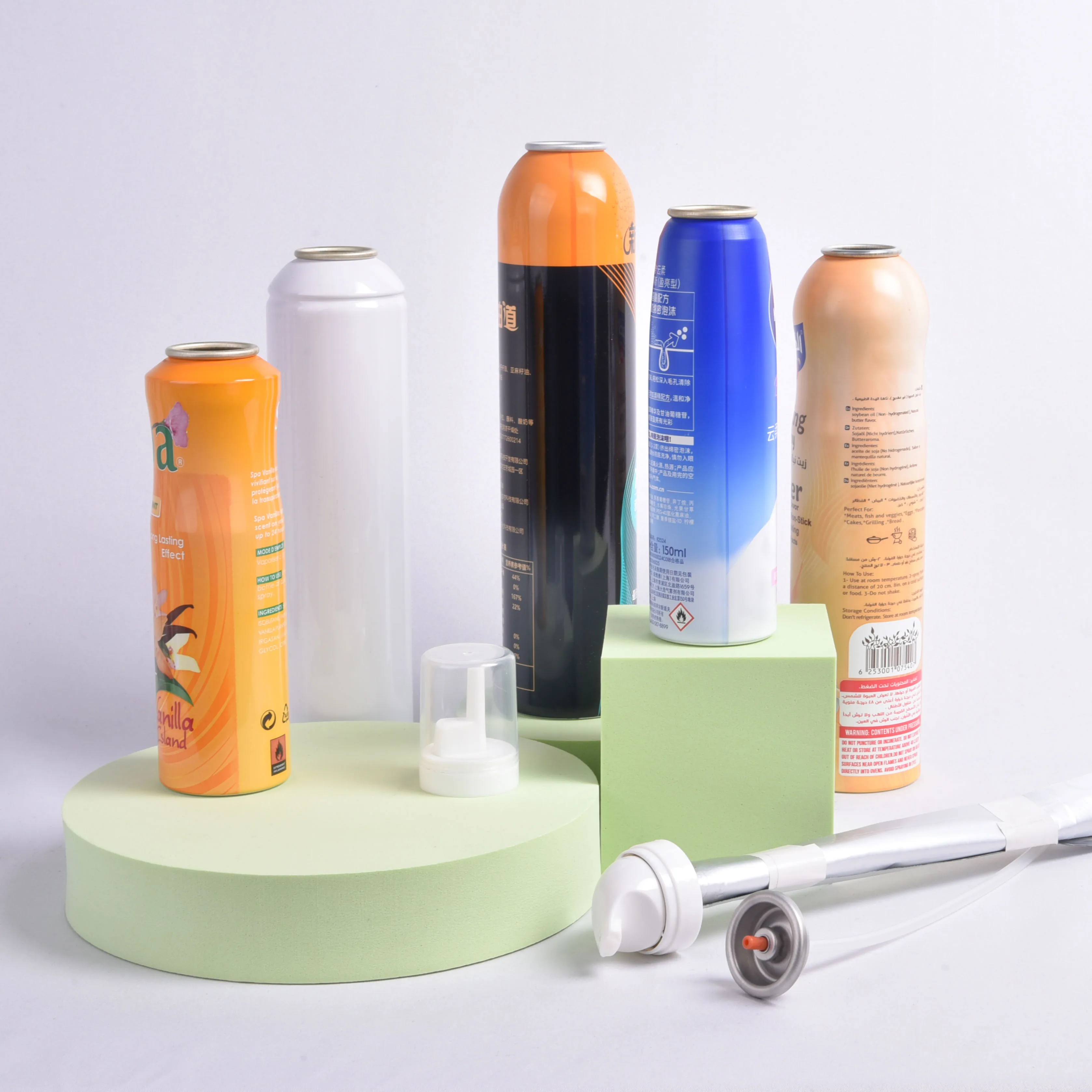 Top Quality Wholesale Custom Printing 150ml 8oz 150ml 200ml 500ml Aluminum Olive Oil Aerosol Can for Sale China Manufacturer