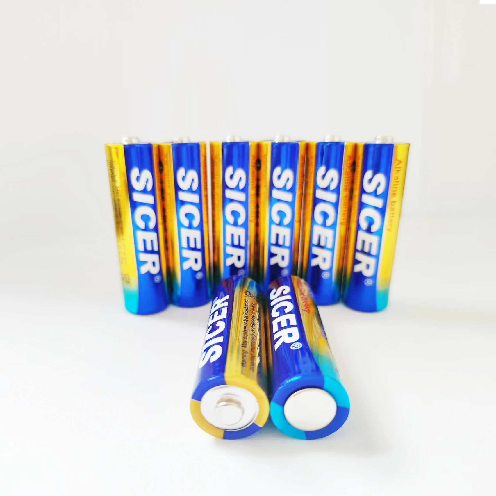 1.5V Aluminum foil high capacity aa am3 lr6 alkaline battery in pack of 24 pcs