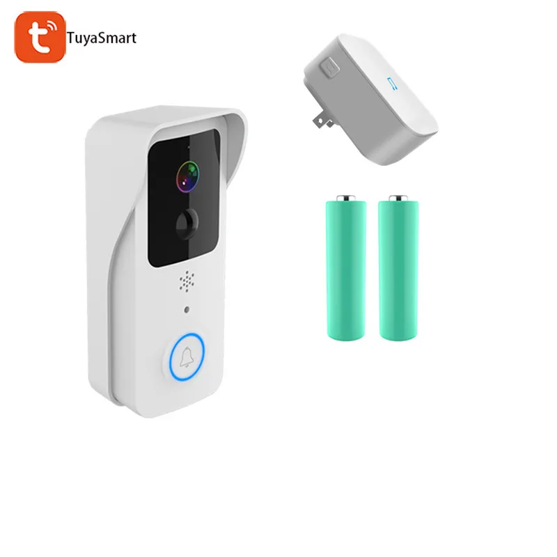 Tuya SmartLife 2.4G And 5G Dual-band WiFi 1080P Video Door Phones Ring Home Security Camera Doorbell Video Interphone