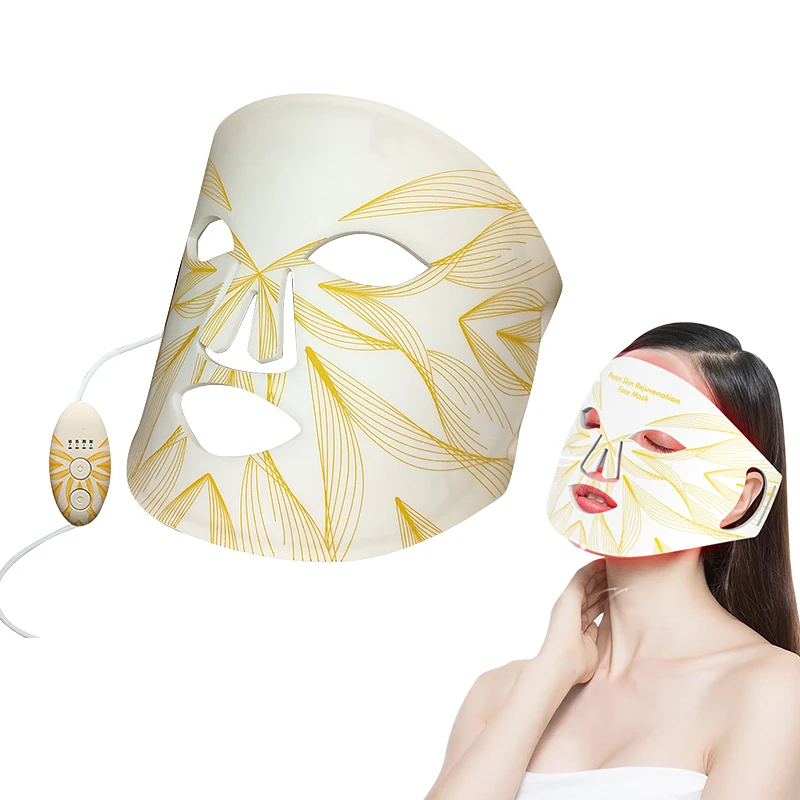 Silicon Masks 2021 Red Facial Infrared Soft Blue Yellow Best Therapy Beauty Skin Care Smart Led Light Silicone Face
