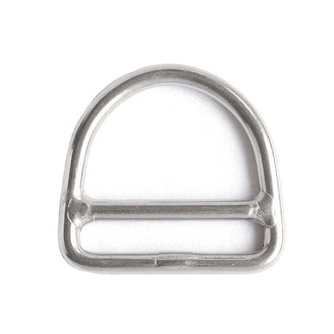 Rigging Hardware Stainless Steel Welded D Ring with Cross Bar