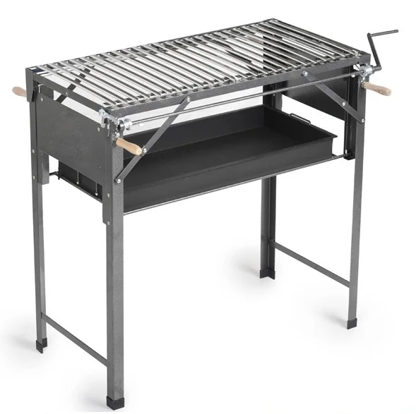 New Adjustable V Shape Portable BBQ Grill Outdoor Cooking