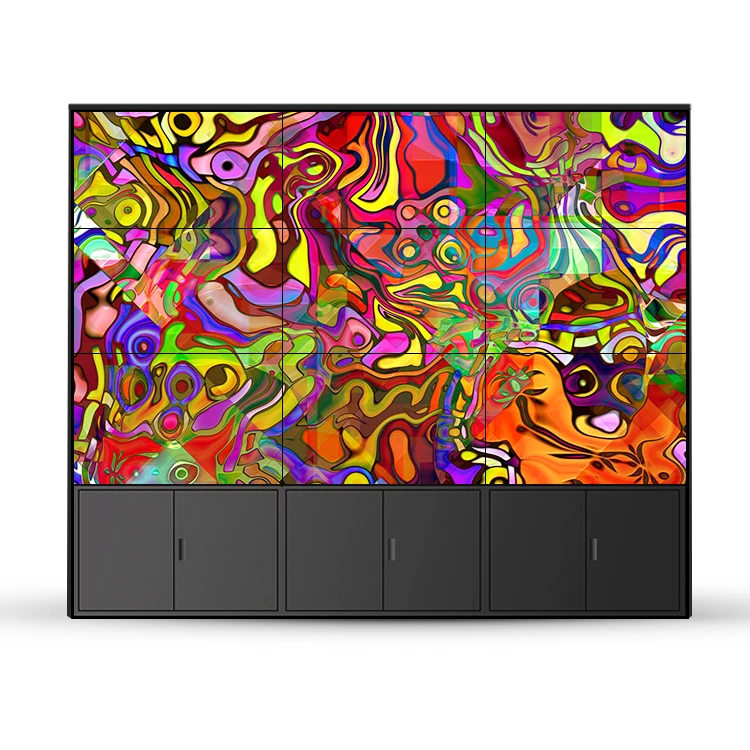 
Shenzhen Factory 55inch 3*3 4*4 LCD Commercial digital advertising Screen Full HD Controller Tv Advertising LCD Display 