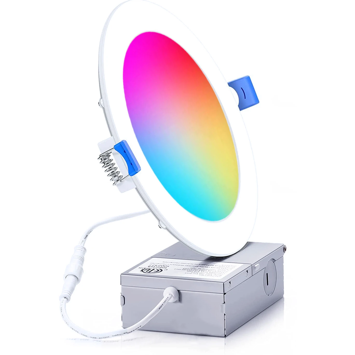 6-дюймовая умная Wi-Fi CW, меняющая цвет, умная светодиодная Встраиваемая панель освещения, совместимая с Alexa и Google Home Assistant
