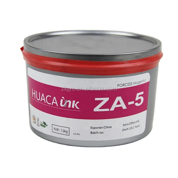 Process color CMYK offset printing ink
