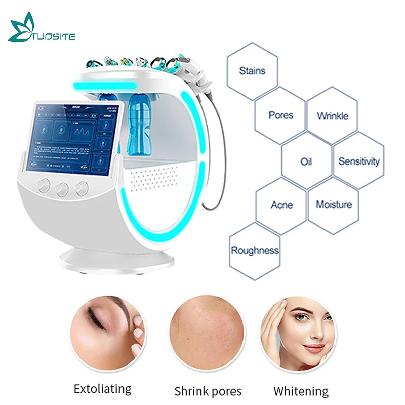 New 7 In 1 Facial Oxygenated Machine H2o2 Jet Peel Hydra Oxygen Jet Facial Machine