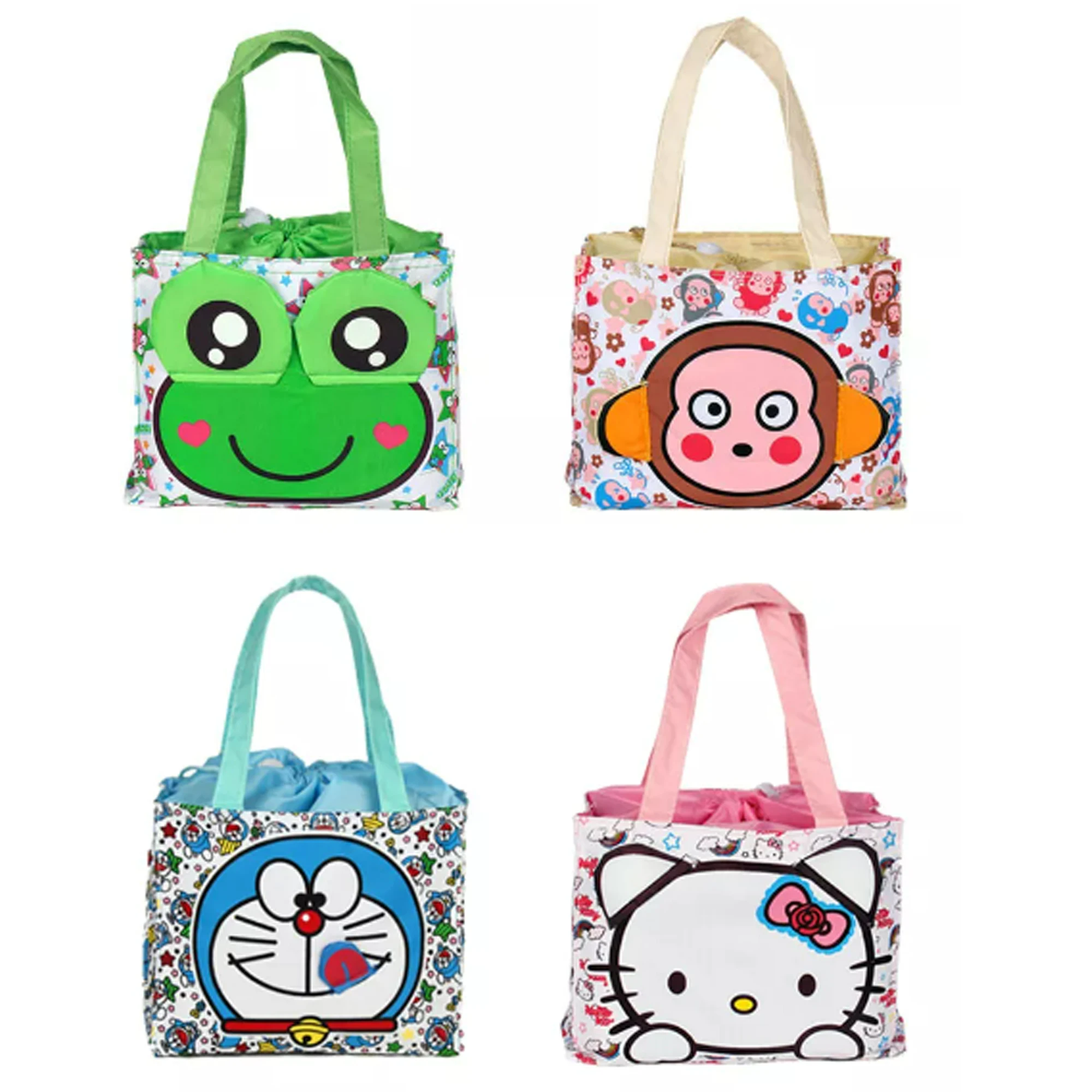 Liilo & Stitch high quality cartoon foods lunch bag multi-purpose storage drawstring bag