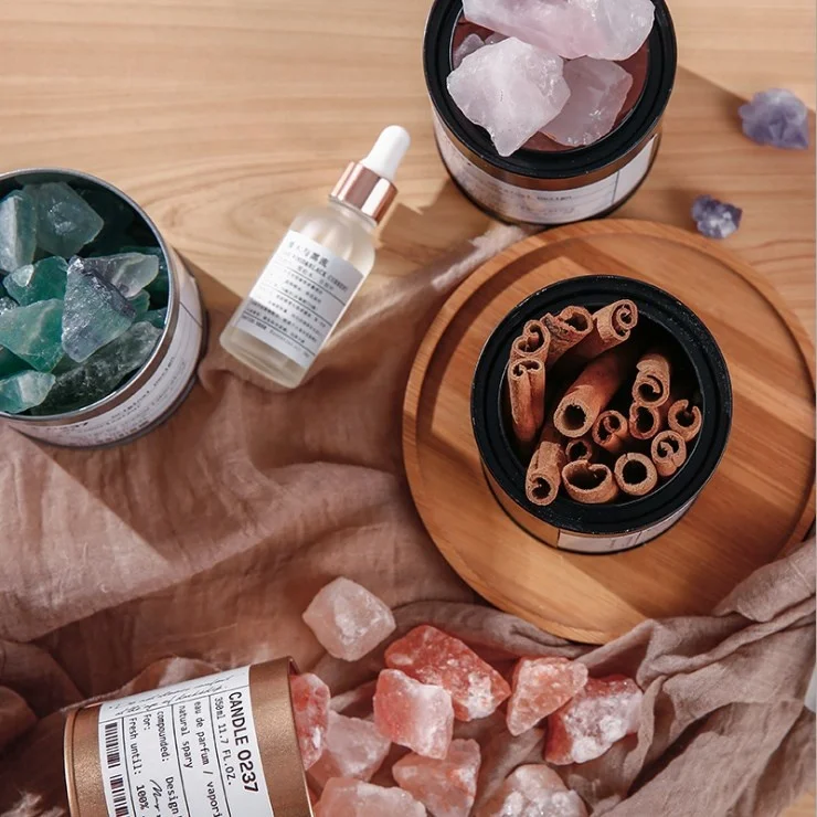 
No Fire Fragrance Essential Oil Crystal Incense Stone Indoor Bedroom Aromatherapy Essential Oil Aroma Diffuser 