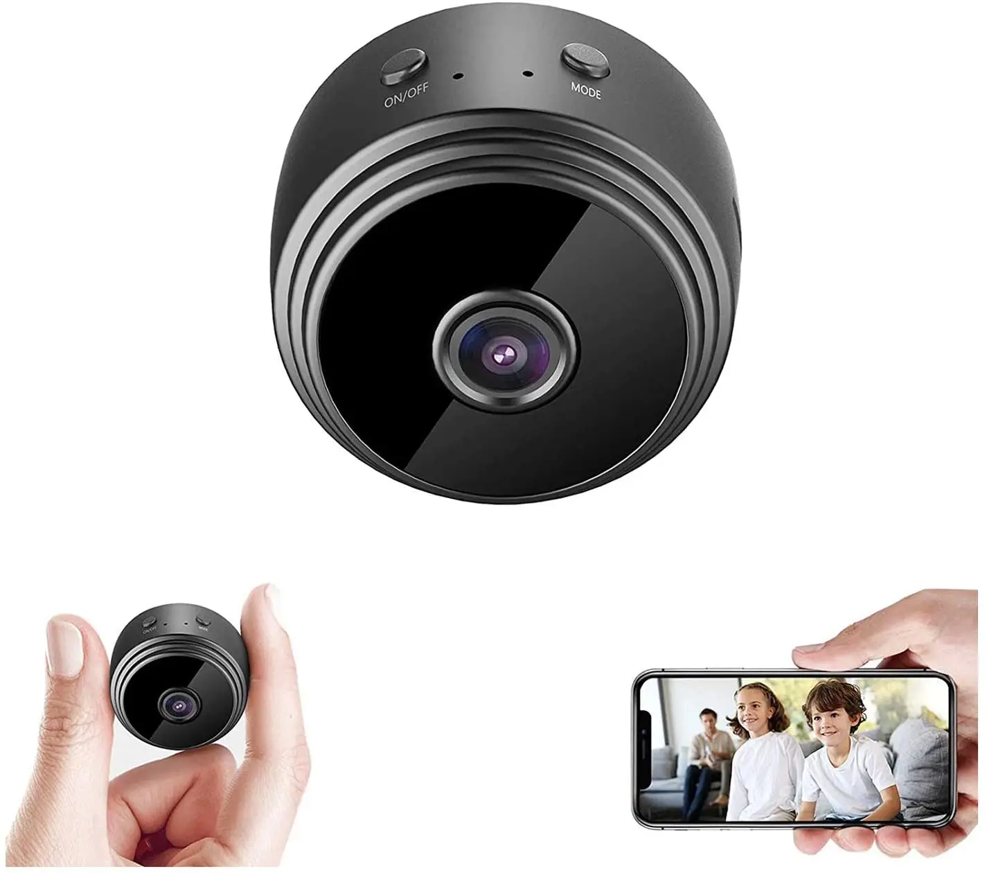 Мини-камера A9 беспроводная Wi-Fi IP HD 1080P DVR ночное