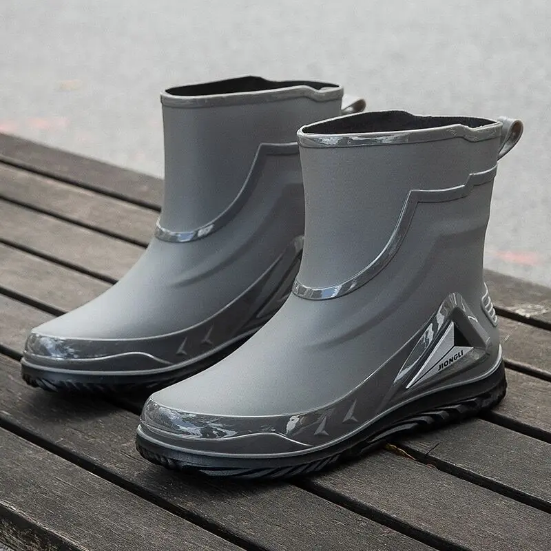 Wholesale Adult PVC Gumboots Wellington Short Car Wash Rain Boots