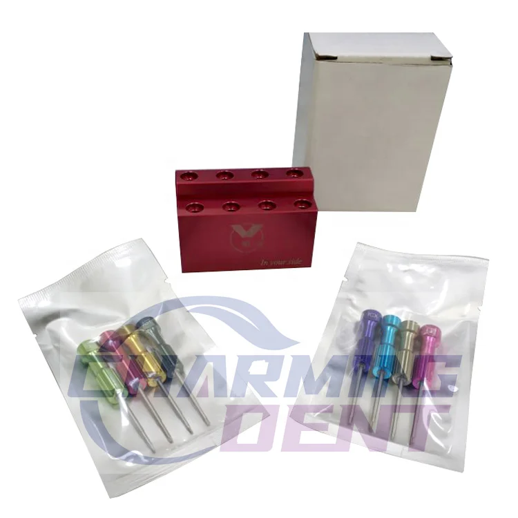 Dental implant screw removal kit mini screw drivers with metal holder / Dental implant system screw driver implant surgical kit
