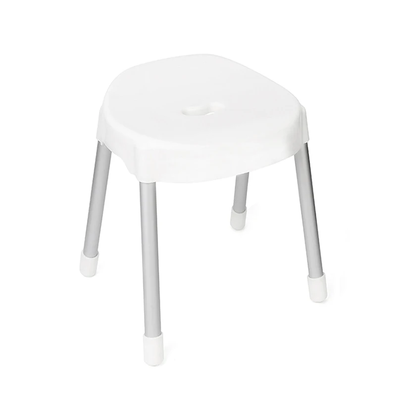 Hanser PD-88A-40 Anti slip Plastic Aluminum Alloy Bathroom Shower Stool Non-slip Stool Super Bearing Capacity 200kgs Home Stool