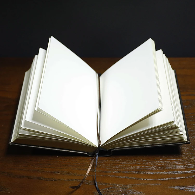 Natural Bismuth Ore PU Leather Cover Healing Paper Magic Drawing Notebook Reusable with 2 Bookmarks for Kids