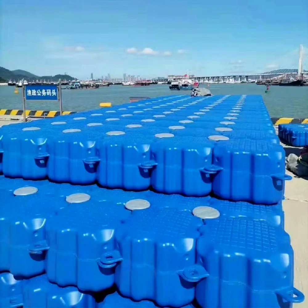 Hot sale plastic pontoon floating dock platform block