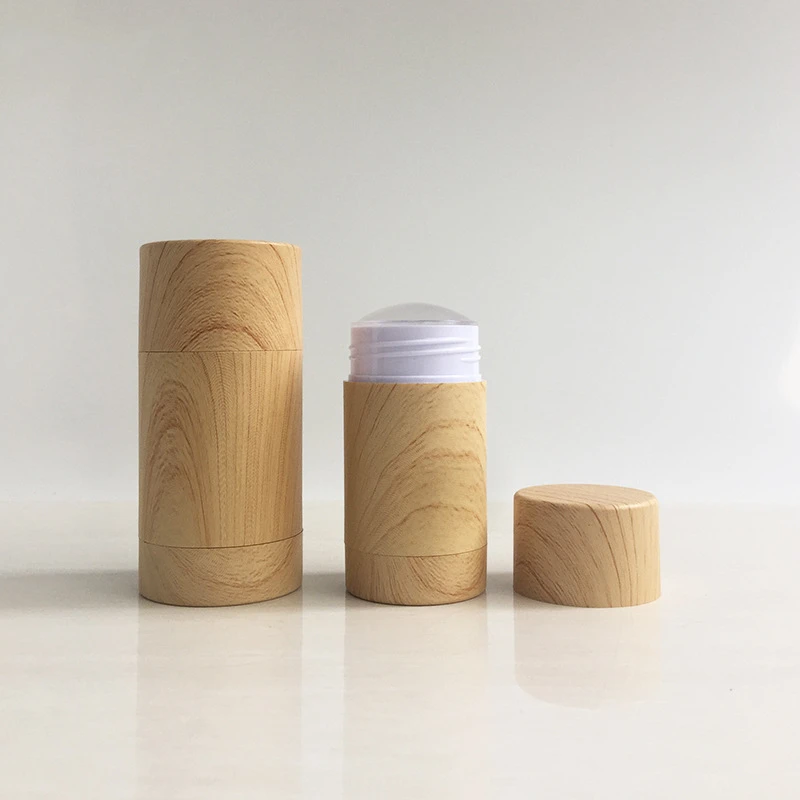 Empty cosmetic 75g deodorant container bamboo deodorant stick 50g