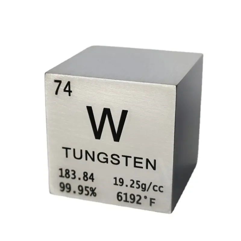 20mm 100mm tungsten cube 1kg 2kg 10kg pure tungsten block