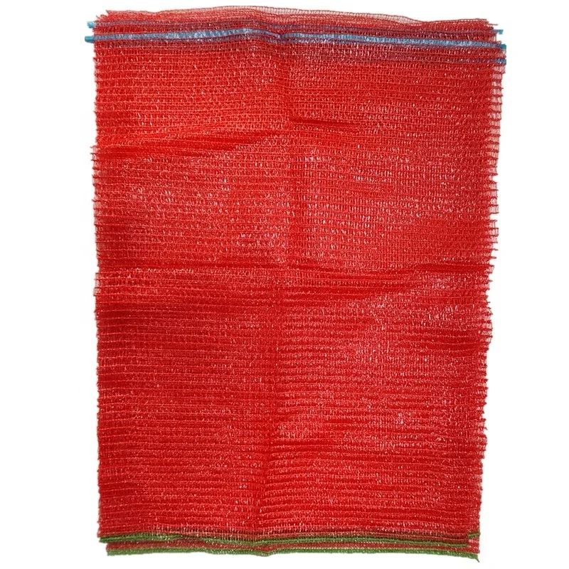 Top factory supplier raschel bag recycled raschel mesh bags for vegetable packaging garlic onion potato carrot pepper cabbage