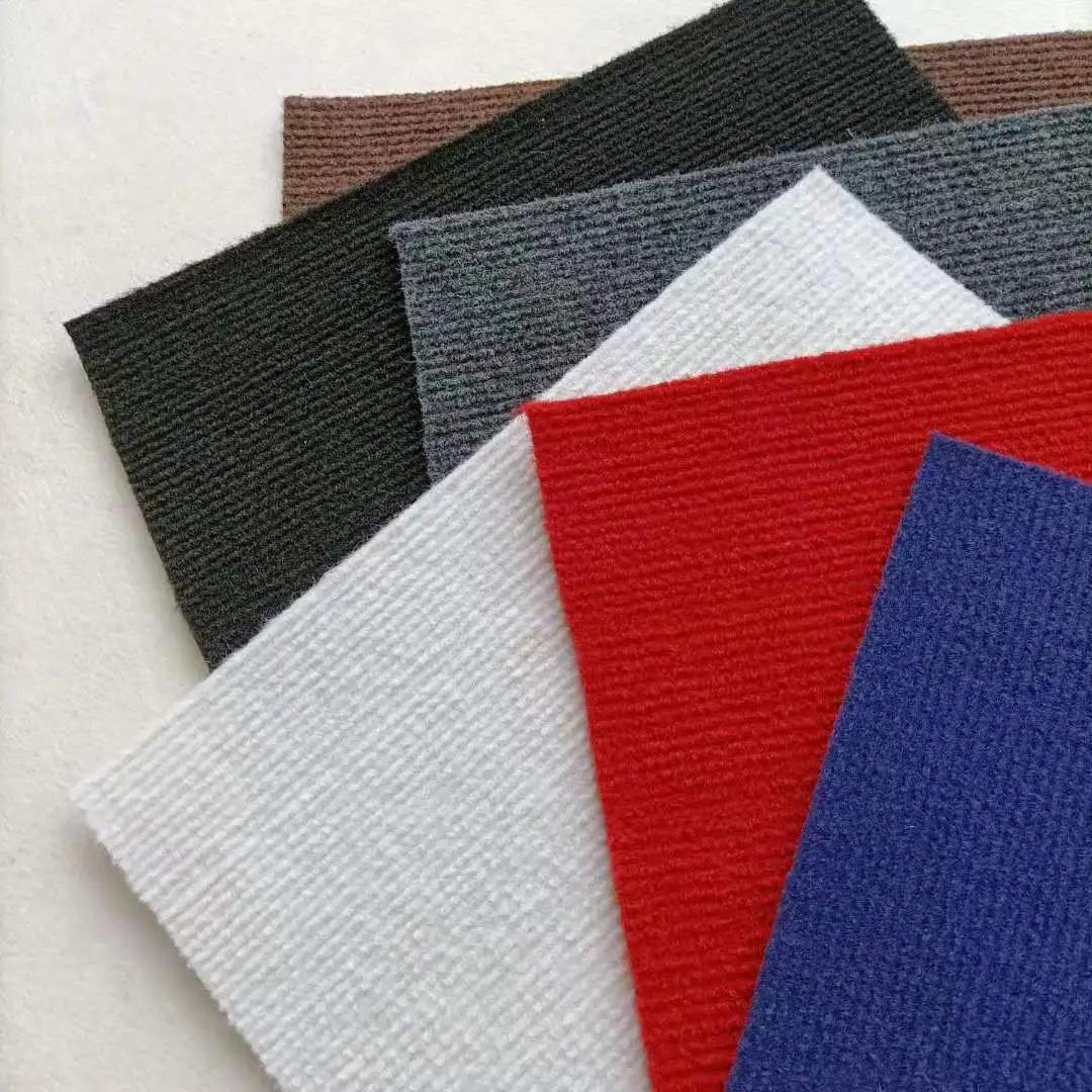 rib carpet  Non-Woven Needle Punch cheap Ribbed Carpet for  exhibition wedding expo event tent outdoor carpet
