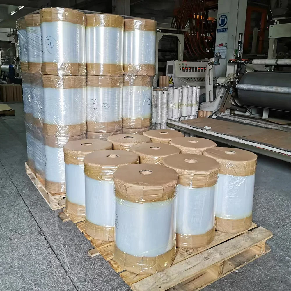 Maquinas para fabricar stretch warp film jumbo roll for blister packing, stretch warp film jumbo roll for bubble packing