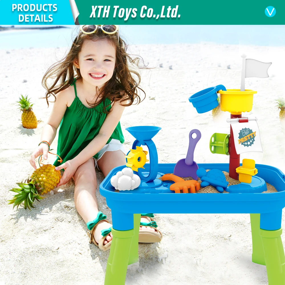 2023 New Arrivals Summer Toys Kids Sand and Water Table for Toddlers 3 in 1 Indoor & Outdoor Water Table for  For Boys and Girls