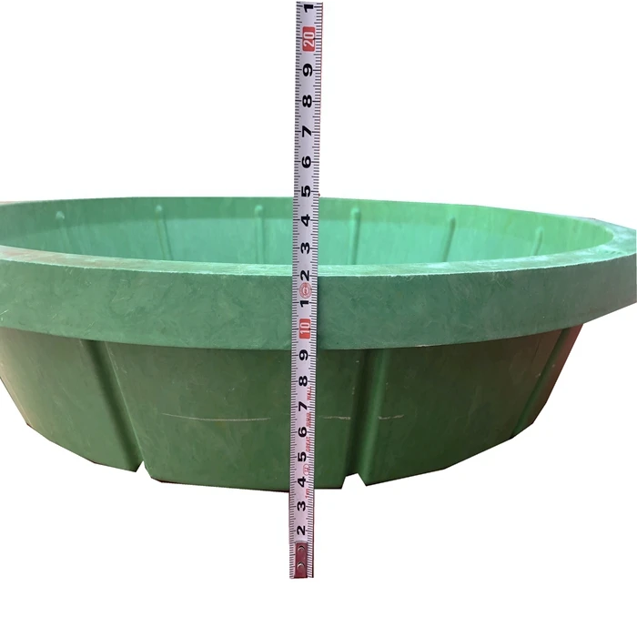 Round Grass Lawn Manhole Well Cover Fiberglass Manhole Water Well Lawn Manhole Cover