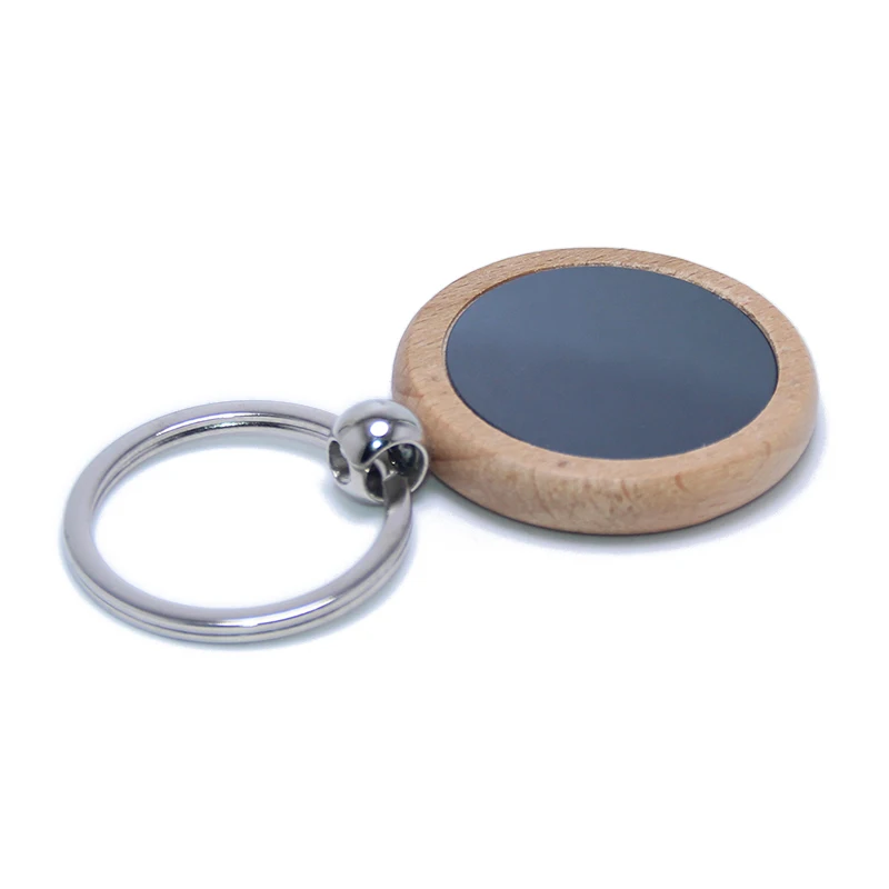 New Fashion Style Keychain Wood Cute GIft Souvenir Wholesale Promotional Keychain Blank Tag Custom Logo Factory Sale