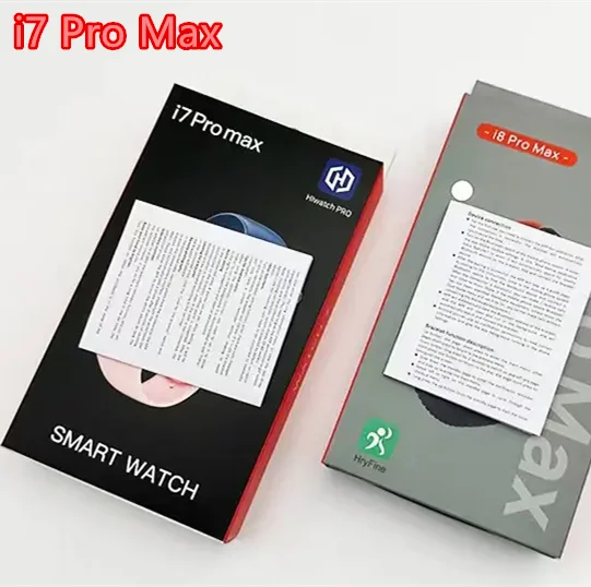 Good Price I7 pro max Smartwatch BT Call Blood Pressure Monitoring Smart Bracelet 1.75 Big color Screen Smart Watch