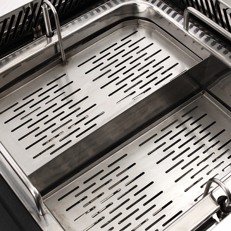 A New Generation Smokeless Electric Korean BBQ Grill and Hotpot Stove With Rise and Drop Function