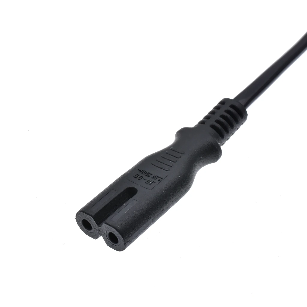 EU European To IEC 320 C7 AC Power Cord For Camera Charging Notebook Adapter, EU Figure 8 2 Prong Extension Cable