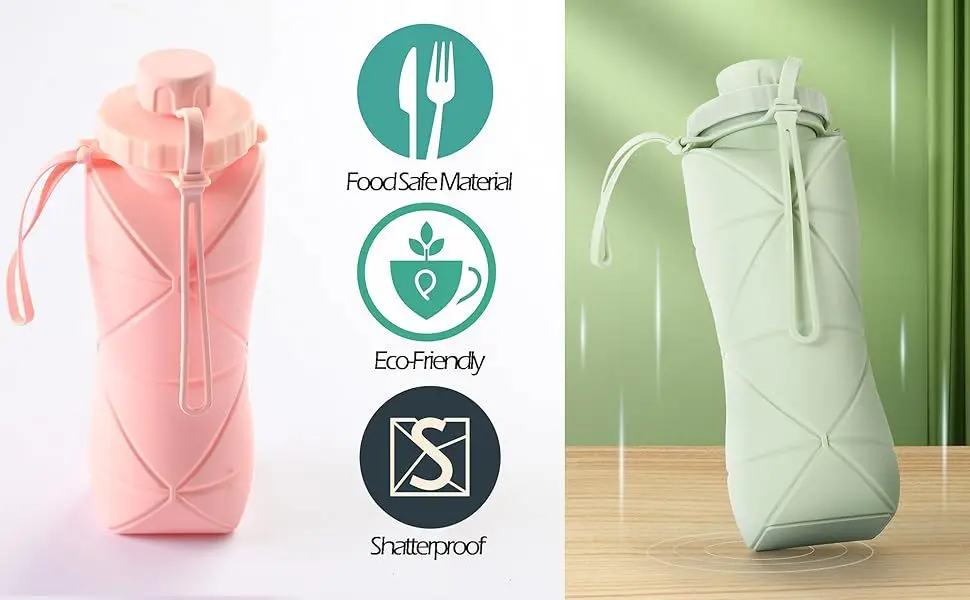 Silicone Water Cup Hot Selling Outdoor Travel Sport Portable High-temperature Resistant Food Grade Telescopic Folding Cup