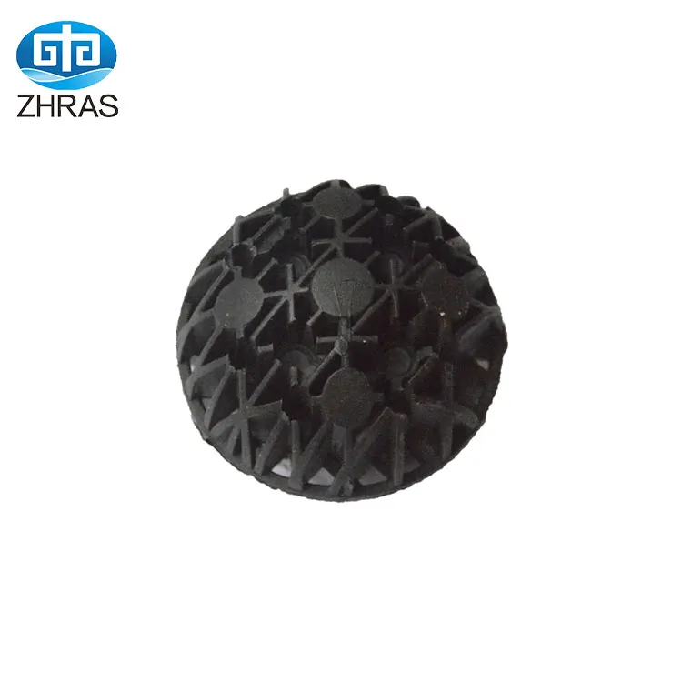 Professional export plastic Bio Ball with Cotton for fish farm equipment manufacturer Pond Bio Filter Media bioballs Bio Ball