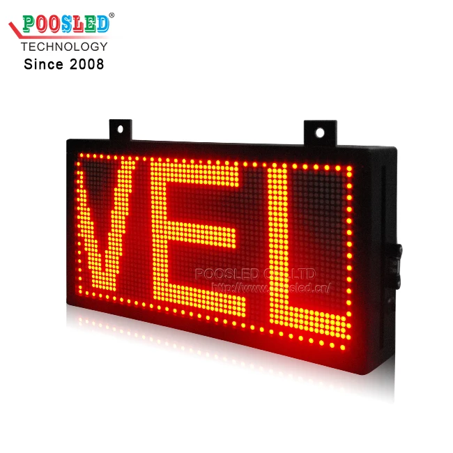 Заводская цена светодиодный прокручивающийся текст светодиодные движущиеся знаки одноцветный движущийся дисплей рекламный