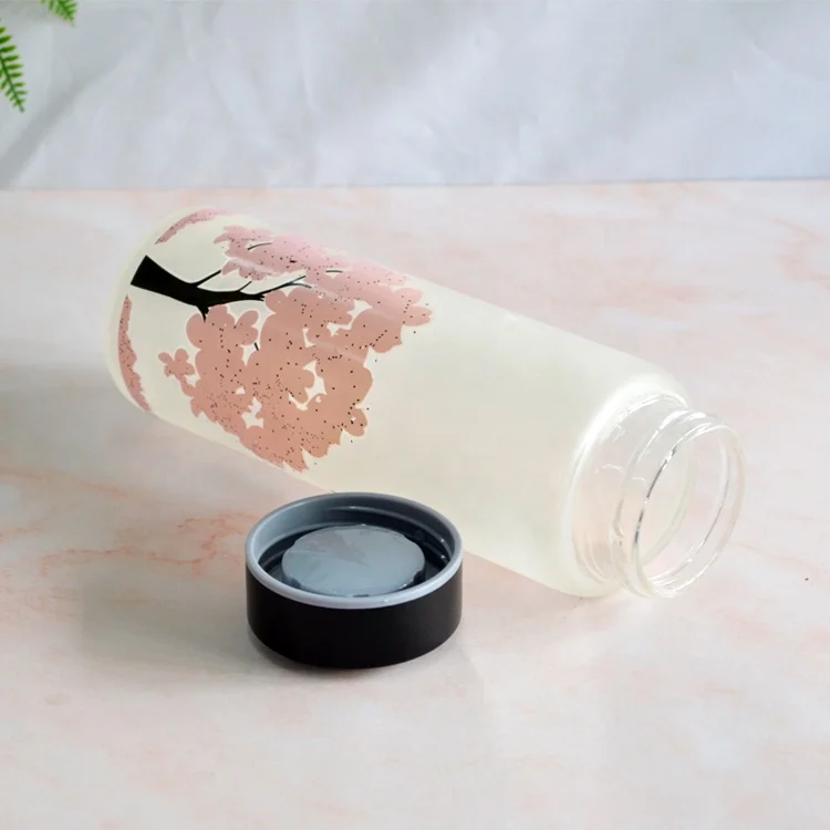 Красивые фарфоровые чашки в стиле аниме, меняющие цвет бутылки для воды, стеклянная кружка, Волшебная чашка для сока