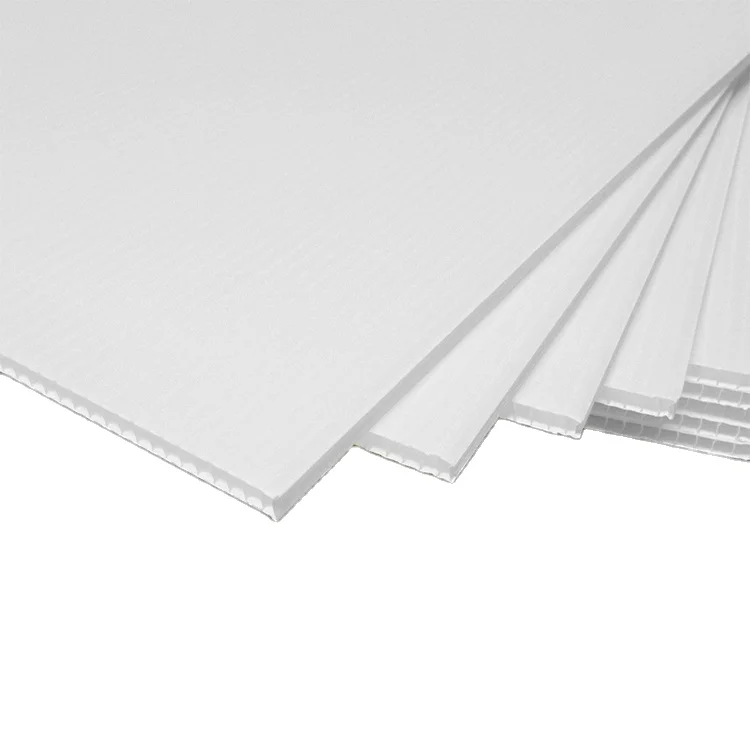 4x8feet polypropylene coroplast pp corrugated board corflute plastic pp sheets for yard sign