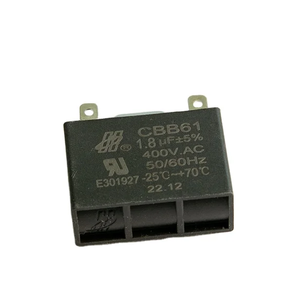 High Quality capacitores-para-aire-acondicion Motor CBB61 film capacitor for Electronic speed regulation