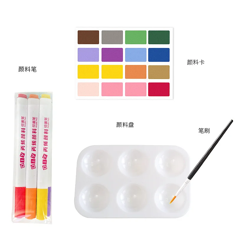 BESTLINE Watercolor paint card Replace art set Painting Portable Pigment Card Travel Pocket Watercolor Pigment