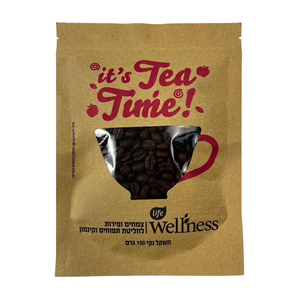 Custom logo coffee sachet packaging bags mini 3 side sealing  tea bag paper sachet with tear notch
