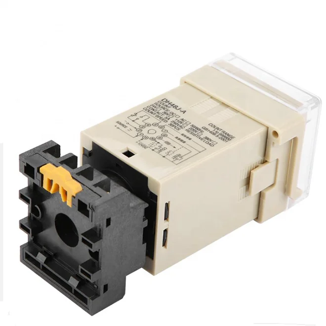 DH48J-11A 11-Pin Digital Counter Relay LED Display Counting Relay AC110V 220VAC AC380V DH48J-A