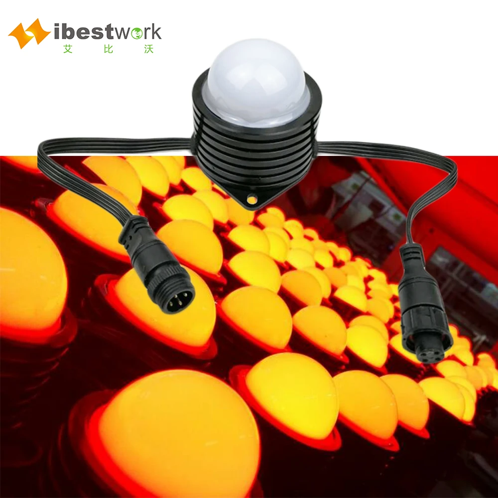 3W DMX RGB Stage Night Bar Party Brightness LED DOT Lamp