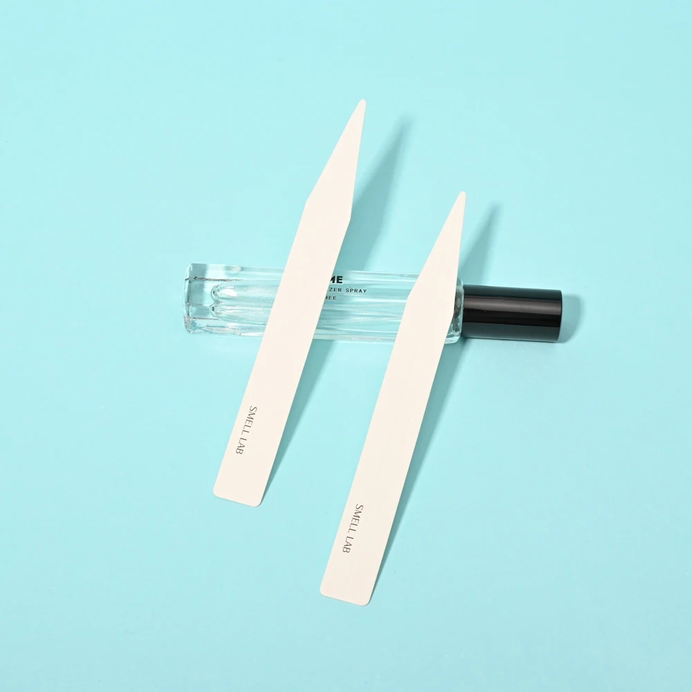 Bespoke Affordable Beige Easy to Hold Mouillettes Paper Supplier Absorbent Paper Scent Blotter Cards