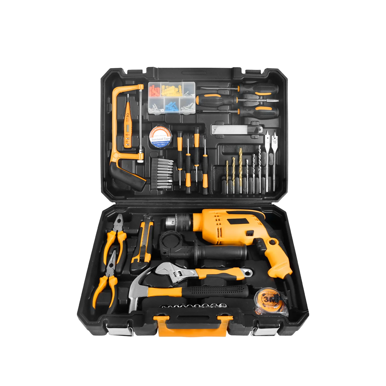 Vde GSFIXTOP 48PCS Set Power Tools Stainless Steel Mechanic Multi-purpose Cordless Drill Machine Electric Tools Set Professional