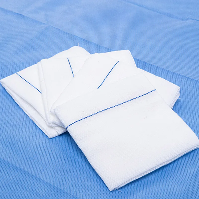 Хирургический нестерильный абсорбирующий марлевый компрессионный спонж/марлевый тампон