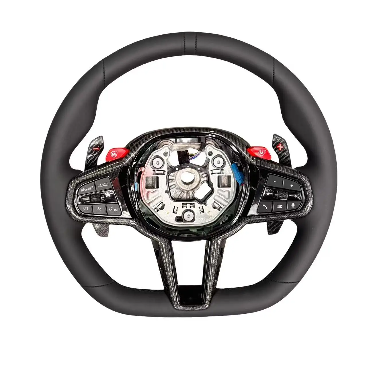 Full Alcantara D-Shape Upgrade LCI Steering Wheel for BMW G30 G31 G32 X3 X4 LCI M5 F90 G11X3 X4 G01 G02 M2 G87 M3 G80 M4